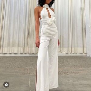 Eliya the Label Leontina Pantsuit White size M